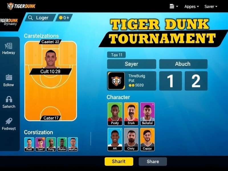 Tiger Dunk Dynasty character customization screen
